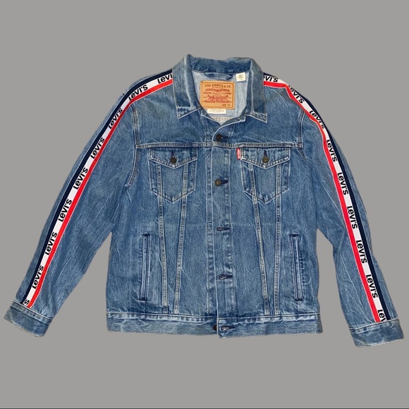 Levi's Other - Levi’s Logo Tape Denim Jacket